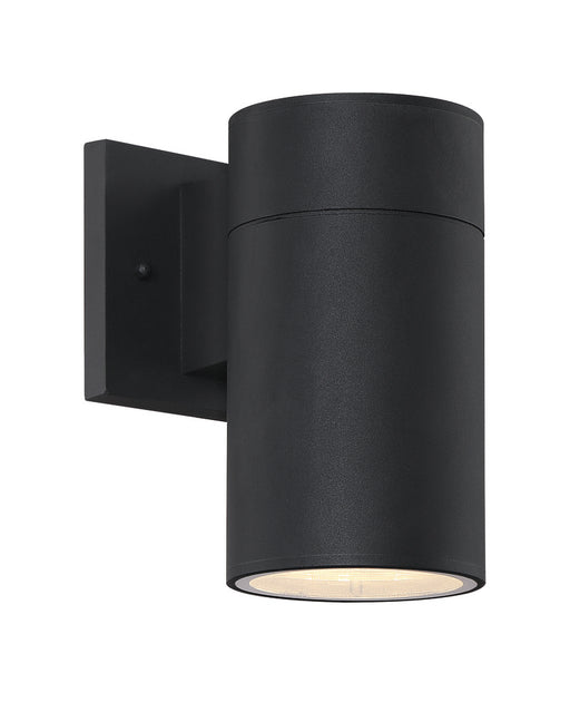 Craftmade Pillar 1 Light Outdoor LED Wall Lantern in Textured Black
