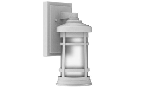 Craftmade Resilience 1 Light Small Outdoor Wall Lantern in Textured White