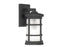 Craftmade Resilience 1 Light Medium Outdoor Wall Lantern in Textured Black