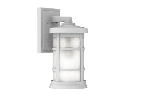 Craftmade Resilience 1 Light Medium Outdoor Wall Lantern in Textured White