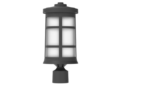 Craftmade Resilience 1 Light Outdoor Post Mount in Textured Black