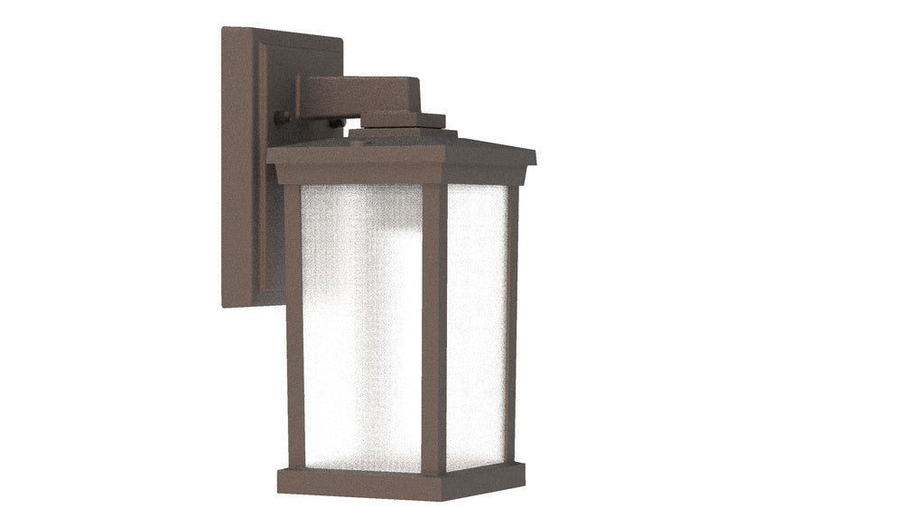 Craftmade Resilience 1 Light Small Outdoor Wall Lantern in Bronze