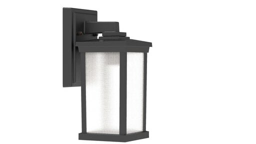 Craftmade Resilience 1 Light Small Outdoor Wall Lantern in Textured Black