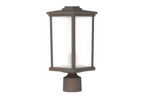 Craftmade Resilience 1 Light Outdoor Post Mount in Bronze