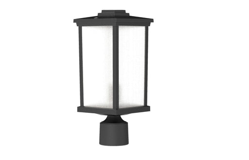 Craftmade Resilience 1 Light Outdoor Post Mount in Textured Black