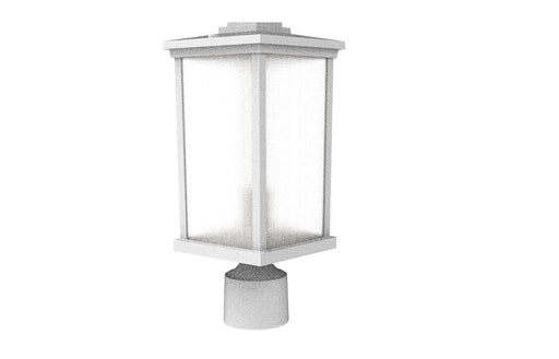 Craftmade Resilience 1 Light Outdoor Post Mount in Textured White
