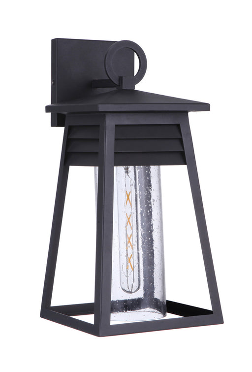 Craftmade Becca 1 Light Medium Outdoor Wall Lantern in Textured Black