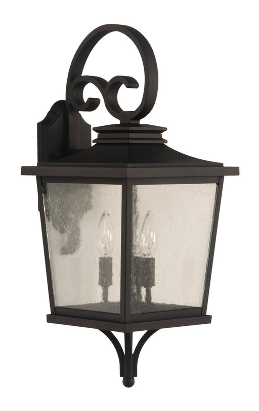 Craftmade Tillman 3 Light Medium Outdoor Wall Lantern in Textured Black
