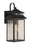 Craftmade Crossbend 1 Light Small Outdoor Wall Lantern in Textured Black