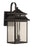 Craftmade Crossbend 3 Light Large Outdoor Wall Lantern in Textured Black